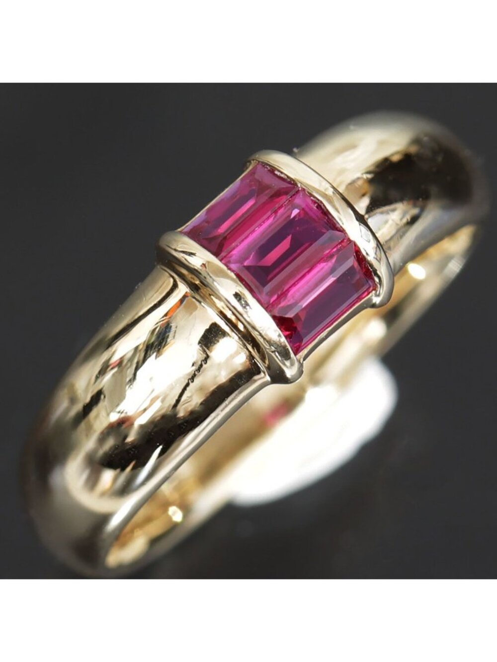 Tiffany & Co Ring Stacking Ruby Gold